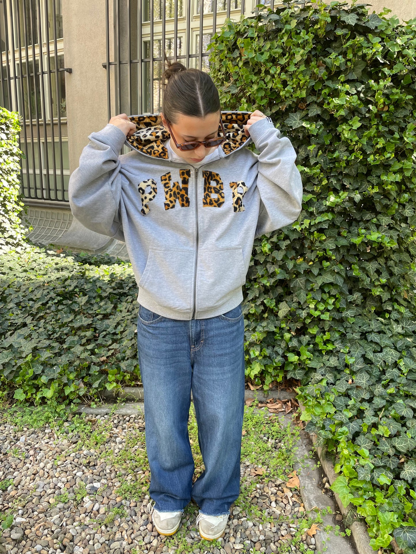 Leopard Zip Hoodie