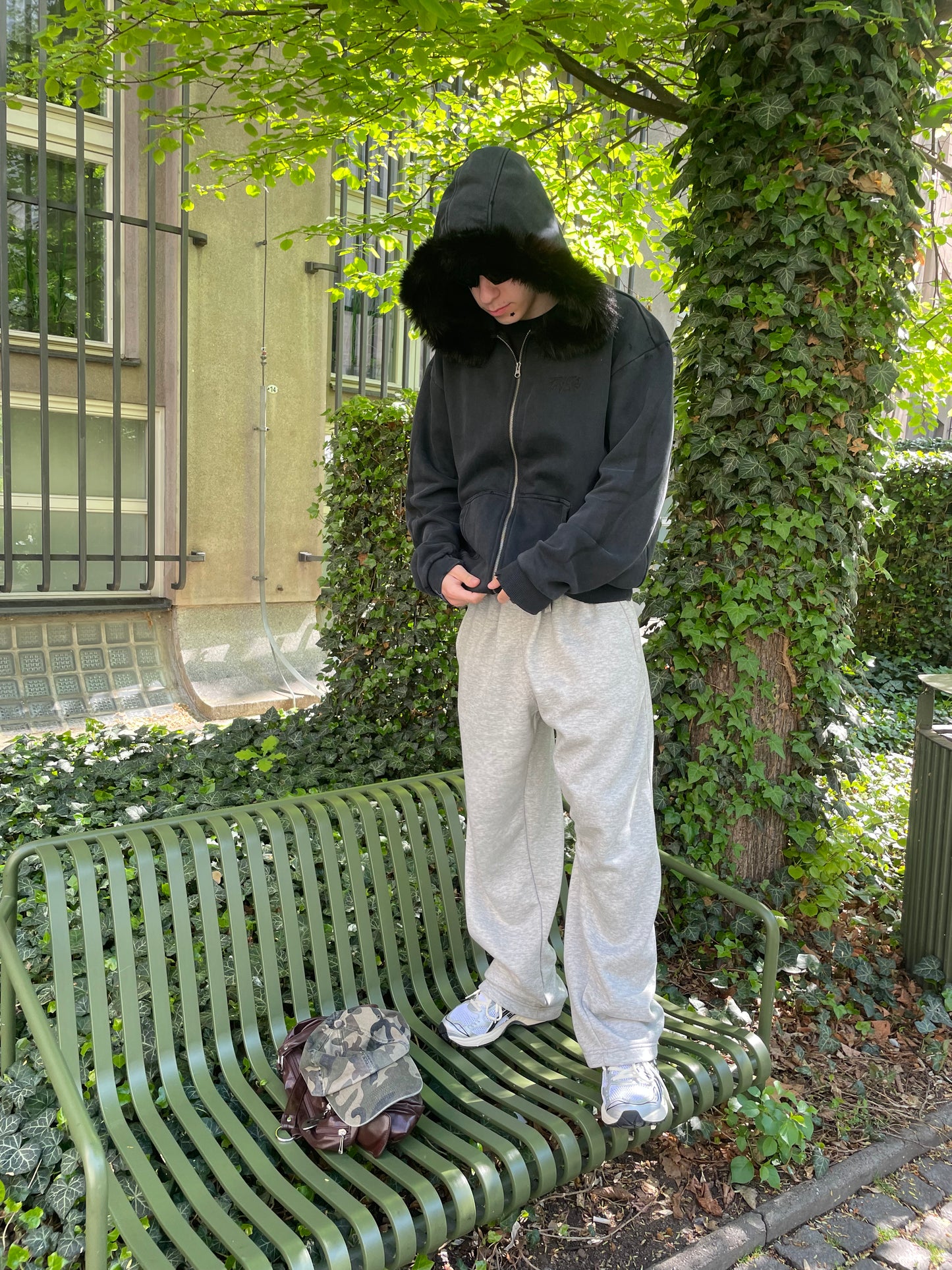 Fur Zip Hoodie
