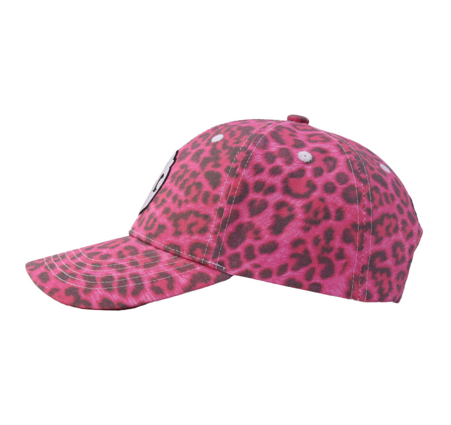 Pink Leopard Cap