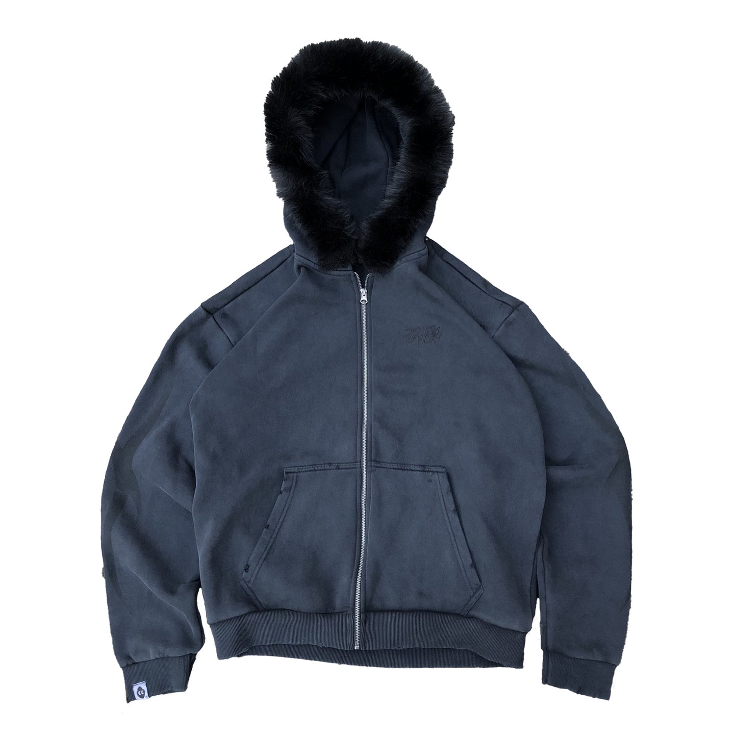 Fur Zip Hoodie