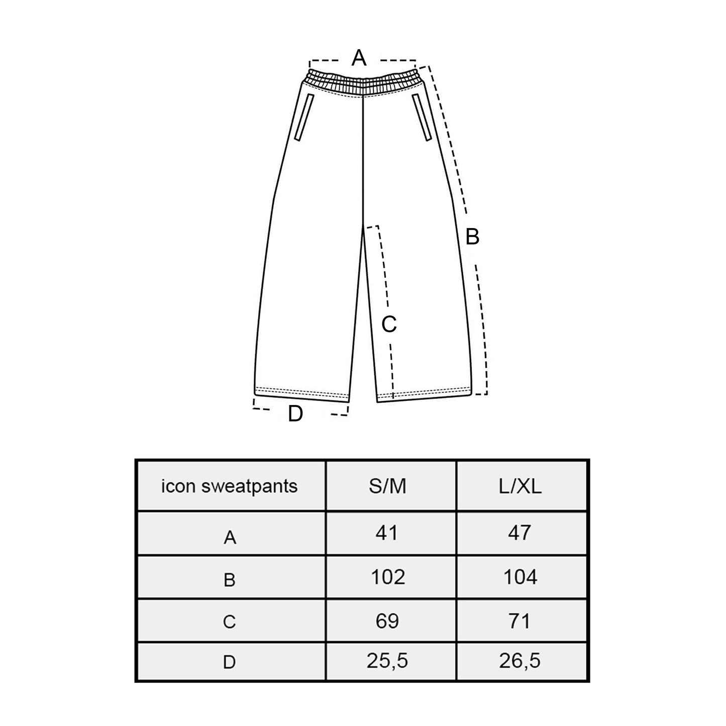 icon sweatpants